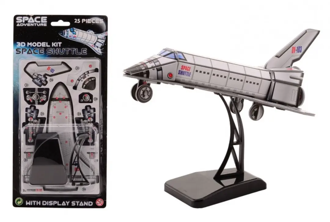 Johntoy 3d-puzzel Space Shuttle 25-delig