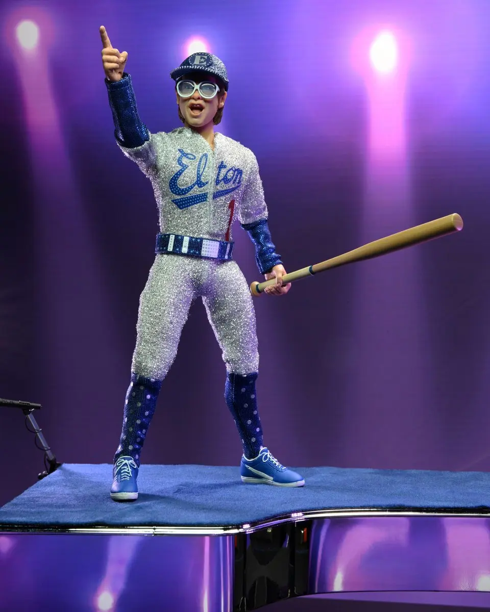 Neca Elton John Clothed Action Figure Live in '75 Deluxe Set 20cm - afbeelding 5 van 6