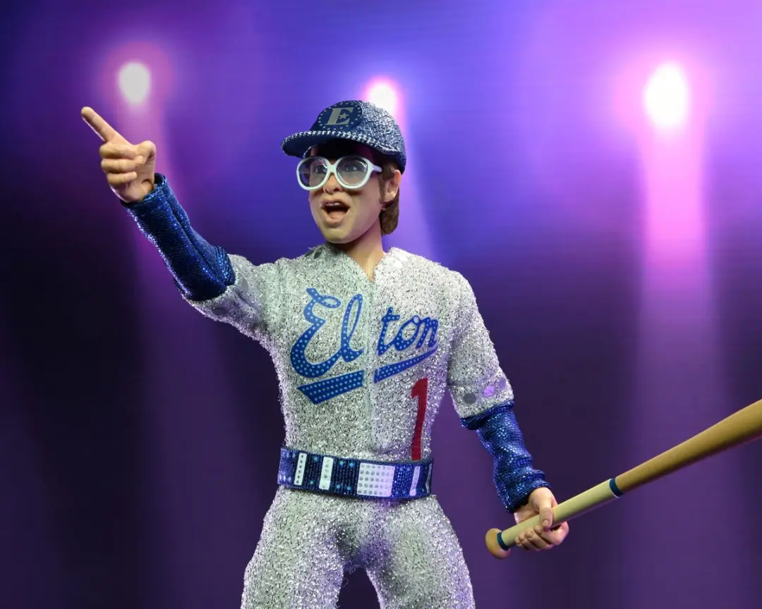 Neca Elton John Clothed Action Figure Live in '75 Deluxe Set 20cm - afbeelding 4 van 6