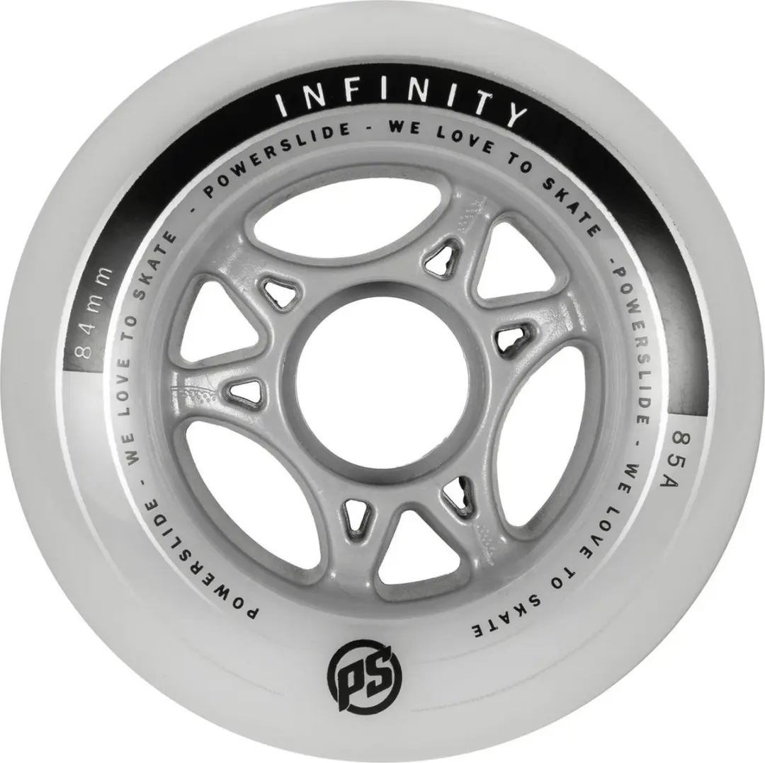 Powerslide Wielen Infinity 84 Mm / 85a 4 Stuks Grijs