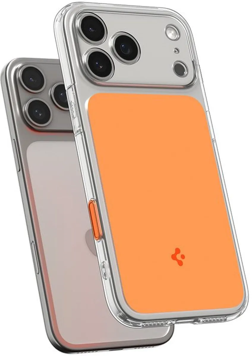 Spigen Ultra Hybrid T MagSafe Hoesje - Glanzend Oranje - iPhone 17 Pro Max