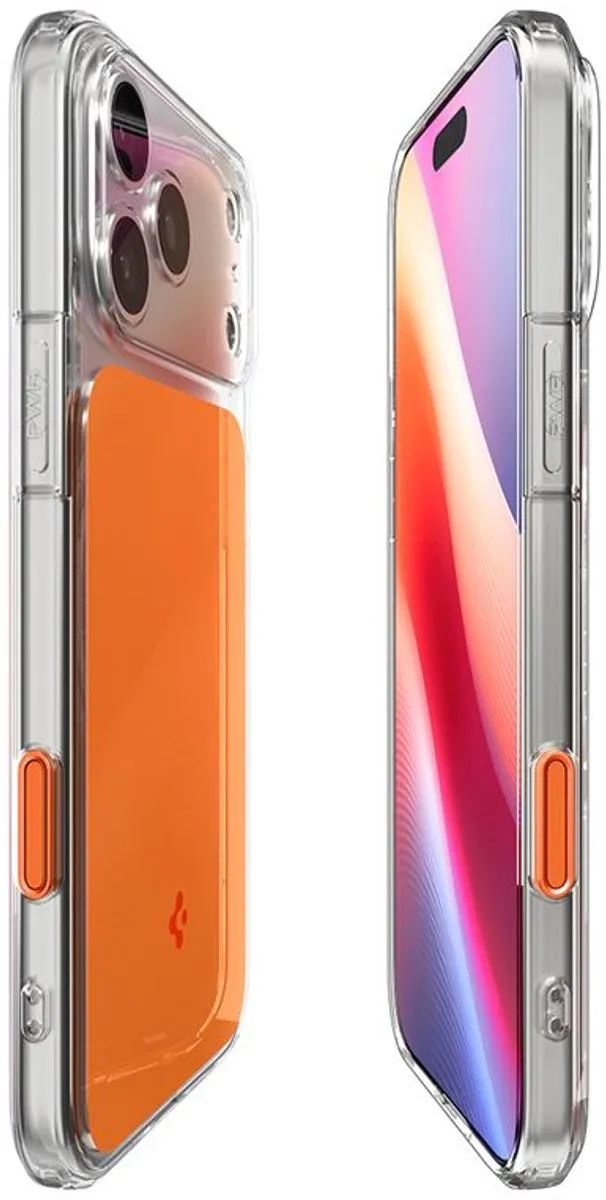 Spigen Ultra Hybrid T MagSafe Hoesje - Glanzend Oranje - iPhone 17 Pro Max
