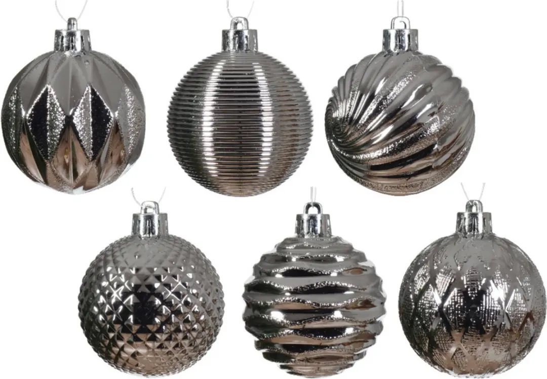 Decoris kerstballen gedecoreerd