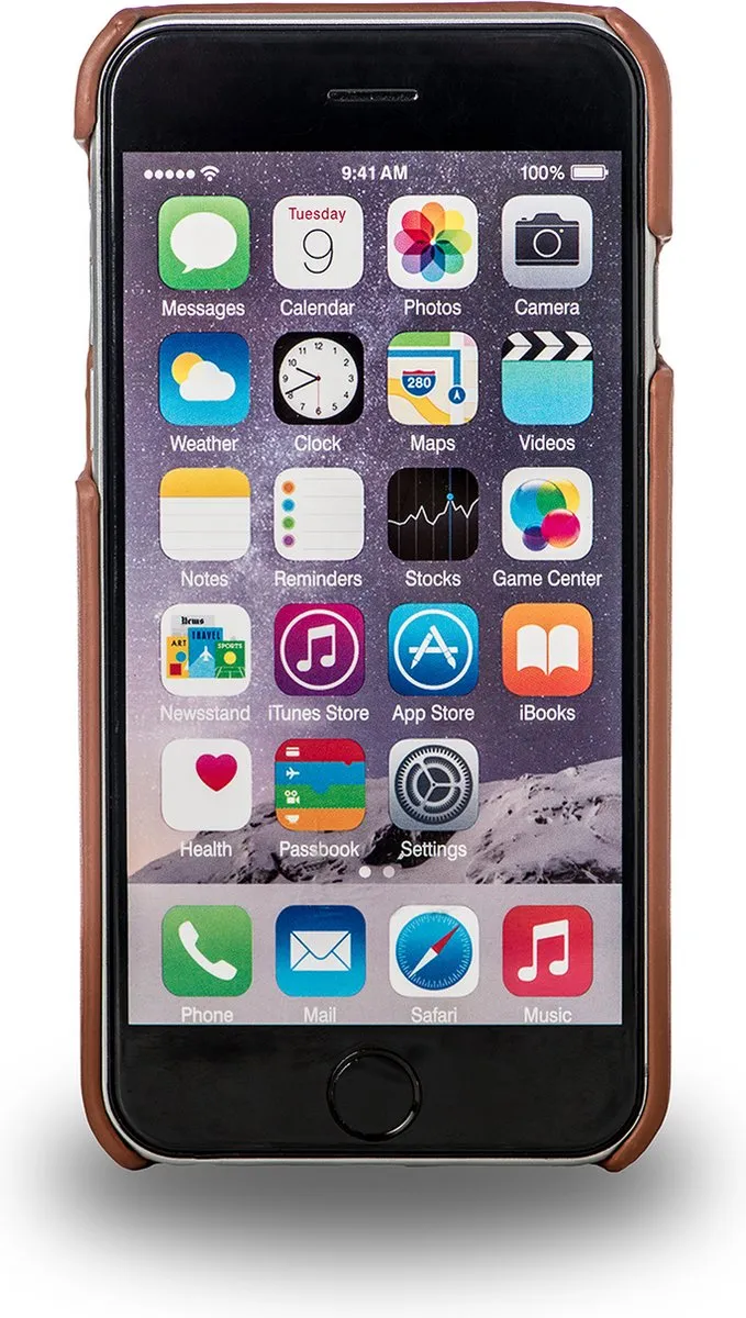 Azuri Elegante Backcover iPhone 7/8/SE(2020) - Bruin