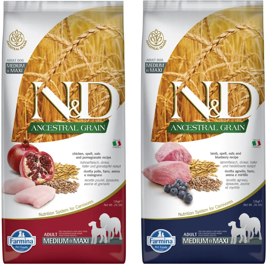 Farmina N&D Ancestral Grain Adult Dog Medium & Maxi - Kip - 12 kg - afbeelding 3 van 4