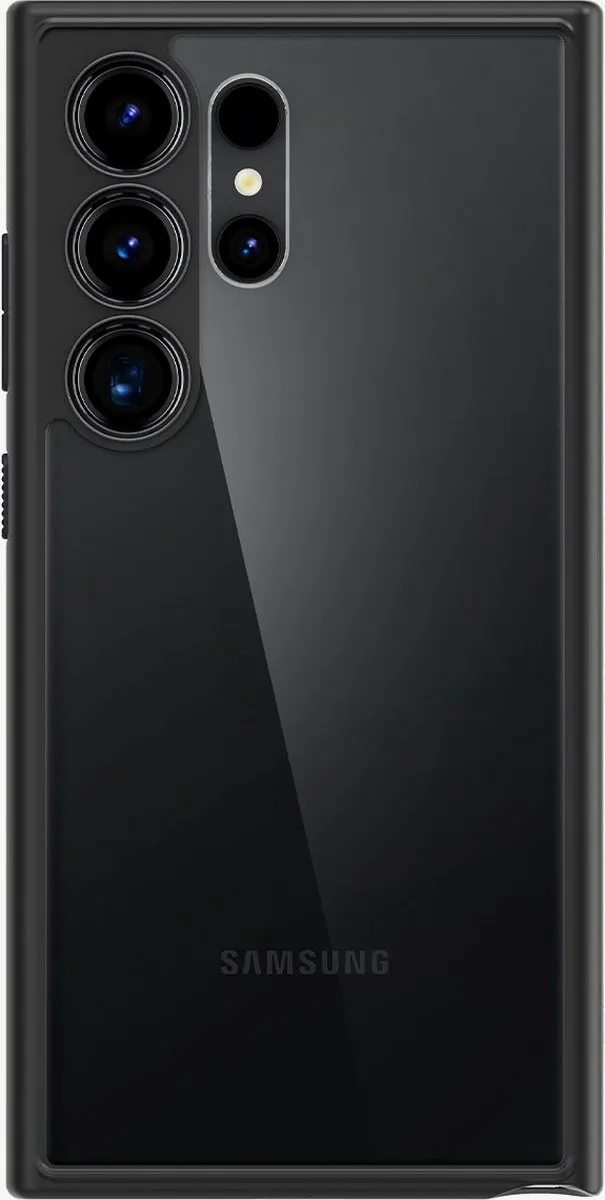 Spigen Ultra Hybrid ACS07295 Hoesje - Samsung Galaxy S24 Ultra - Matte Zwart