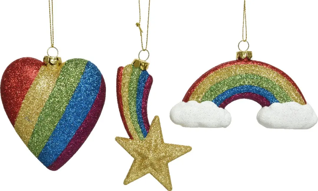 Hanger regenboog hart