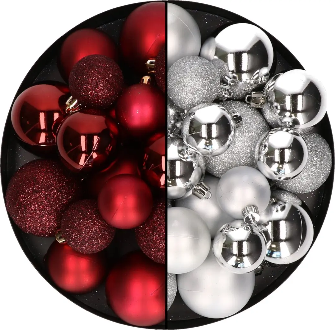 Kerstballen 60x stuks