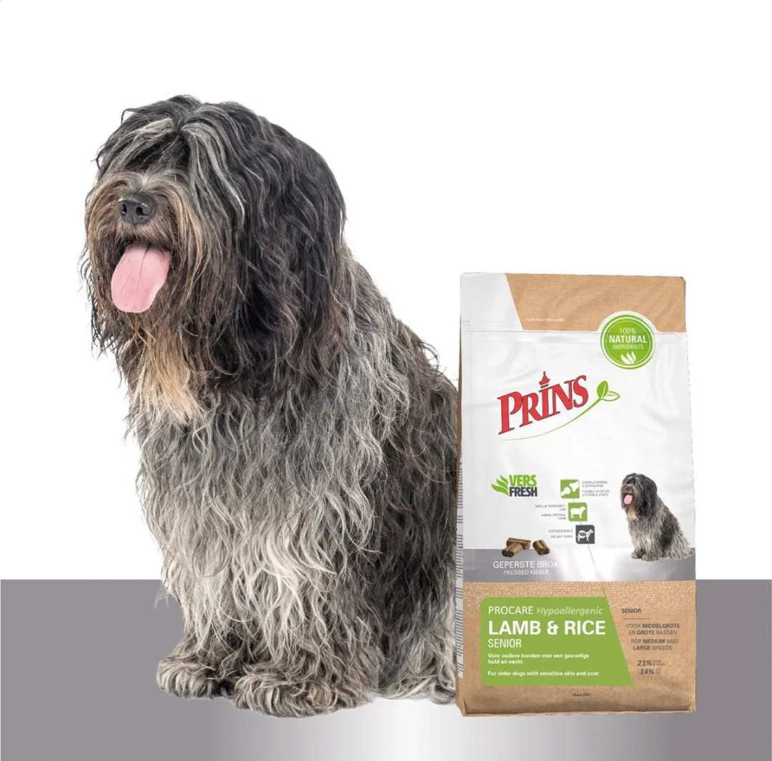 Prins Procare Hypo-Allergic Senior Lam&Rijst Hondenvoer 3kg