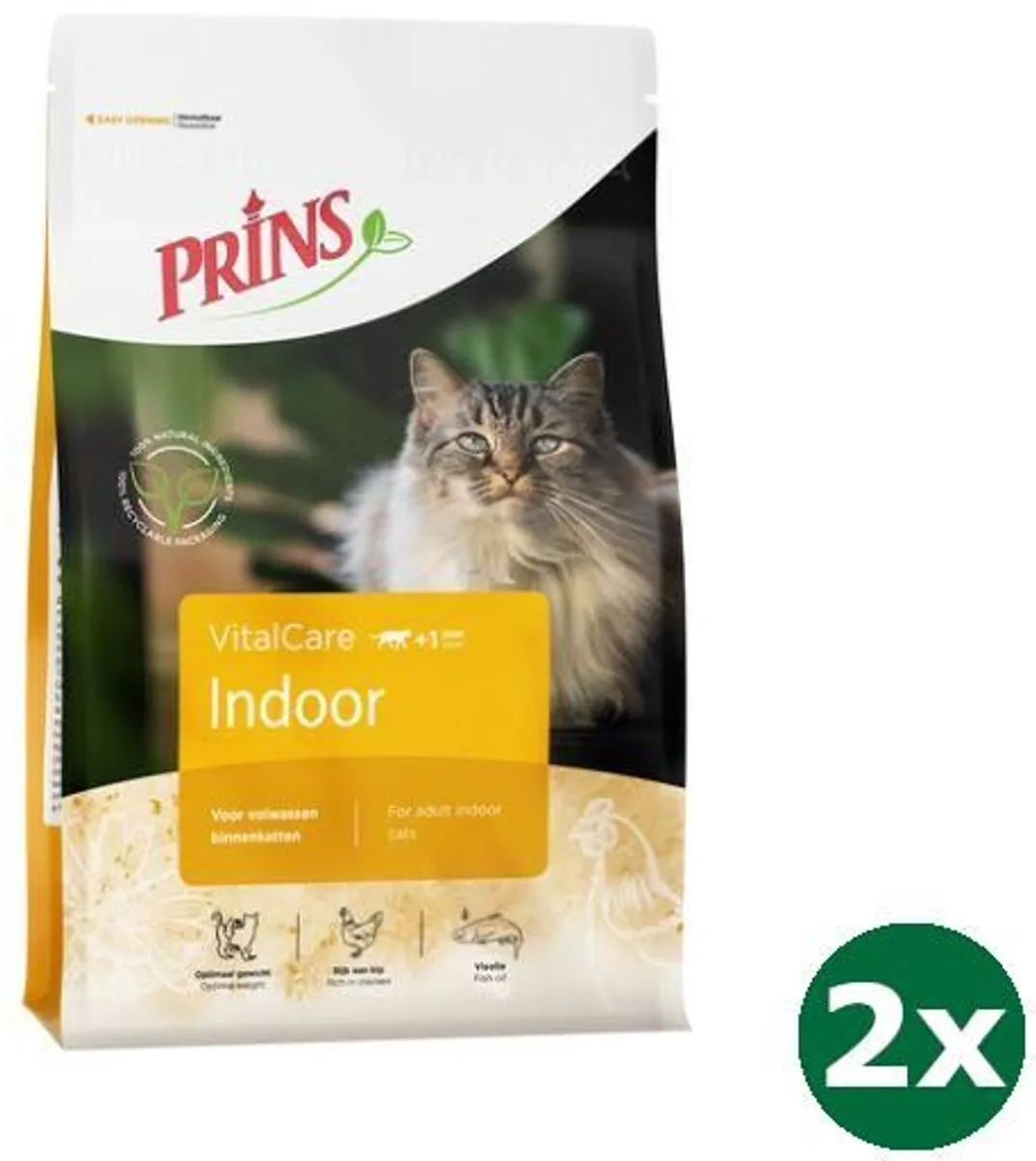 Prins Cat Vital Care Indoor Kattenvoer 8 kg