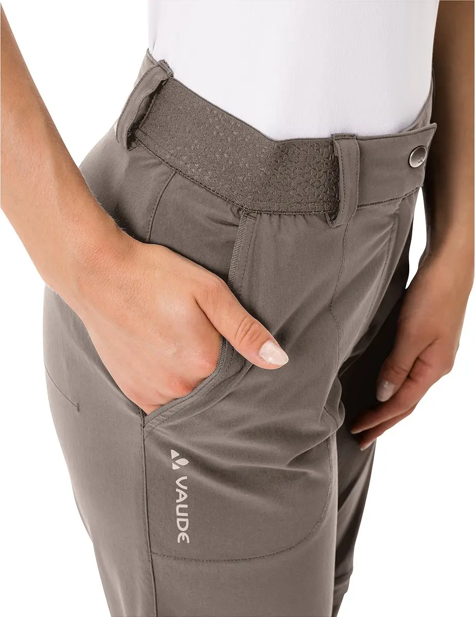 Vaude Farley Stretch Zip-Off II Dames Wandelbroek Coconut 36