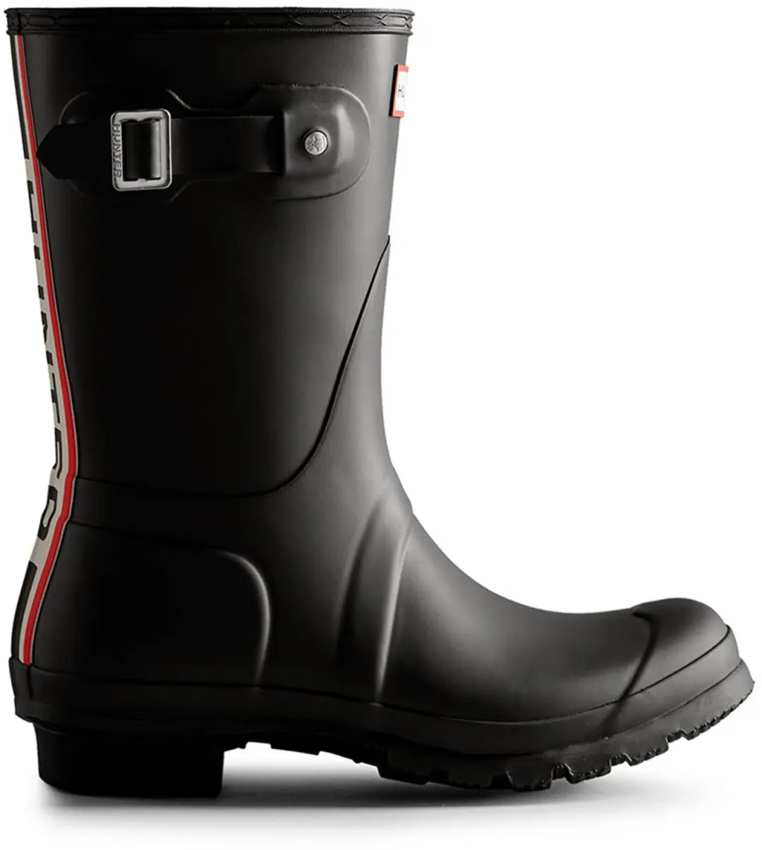Hunter womens original tall Hunter tri colour logo backstrap boot Dames Regenlaa