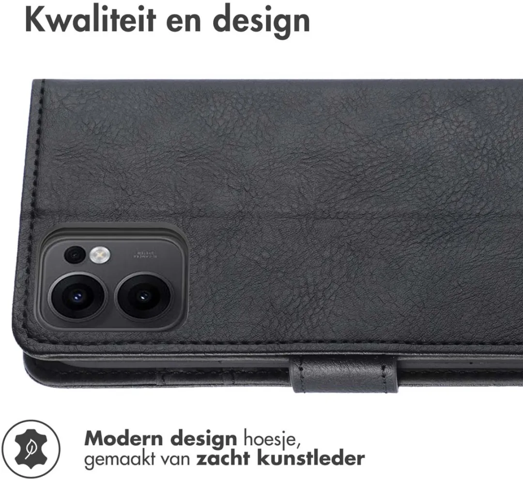 imoshion Hoesje Oppo Reno 13 - 3 Pasjes - Zwart