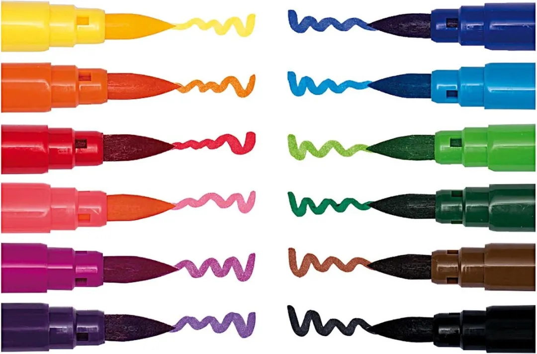 Rico Design Brushpens Set - 12 Stuks Meerkleurig