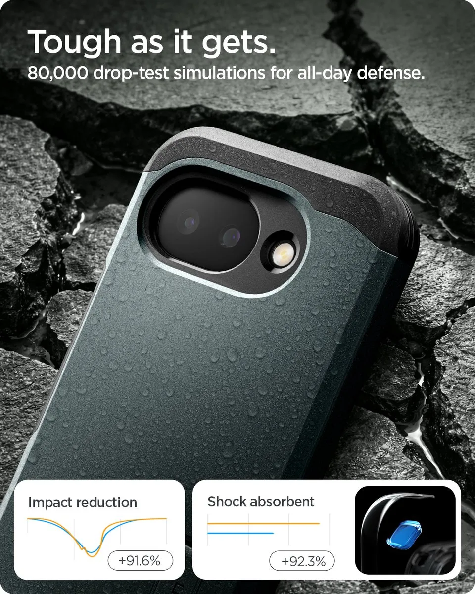 Spigen Tough Armor Backcover Google Pixel 10a - Abyss Green