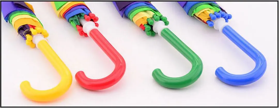 John Toy Regenboog Paraplu Ø68cm - afbeelding 5 van 6