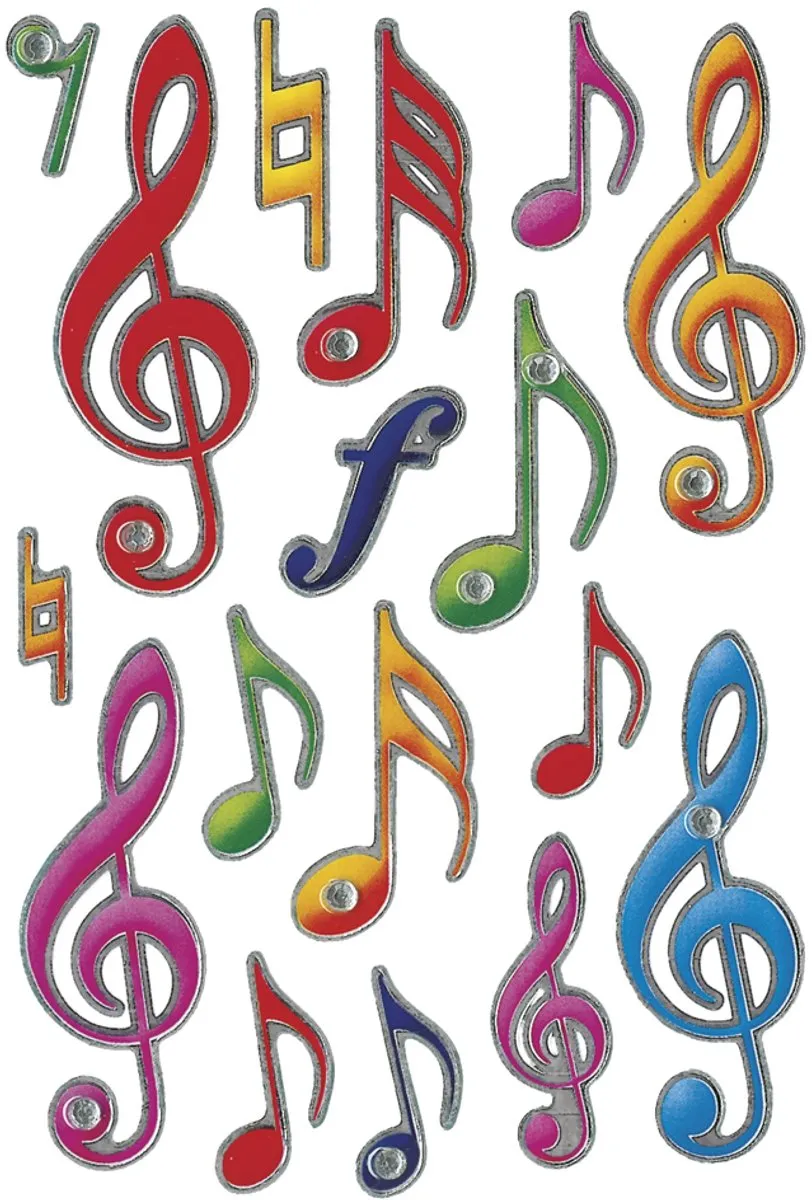 Herma 6181 Magic Muzieksleutel Stickers
