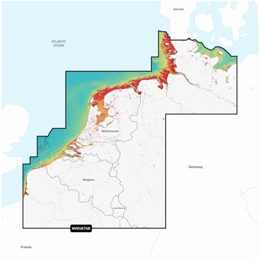 Garmin Navionics+ Waterkaarten Benelux en Duitsland West