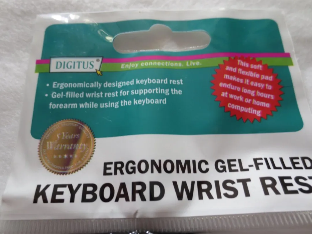 Digitus Y-DA-50124 GEL Polssteun - Zwart