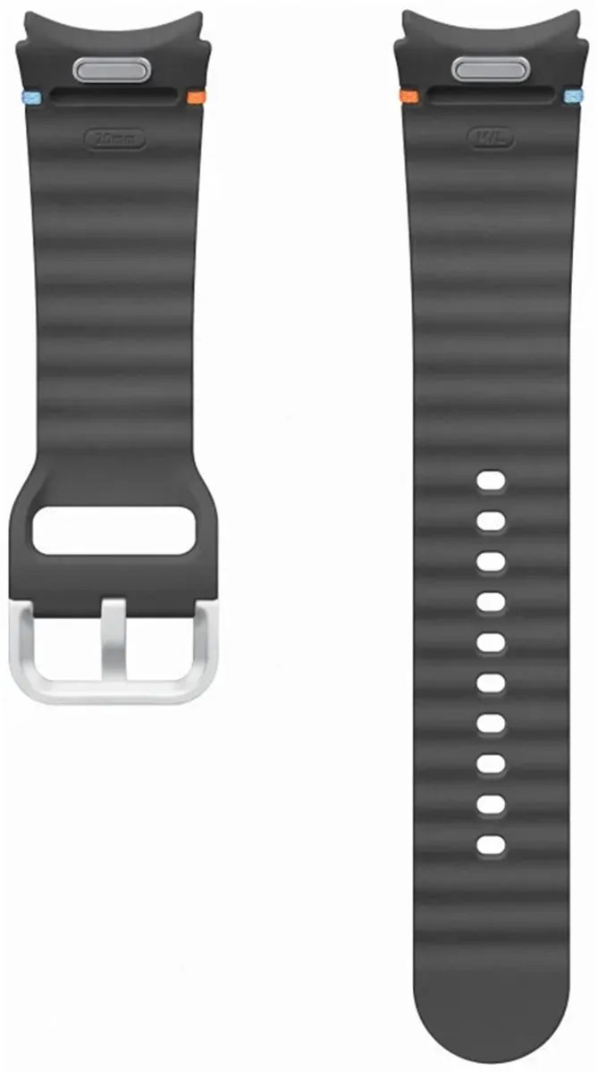 Samsung Galaxy Watch7 Smartwatchbandje - Sport Band - Maat (M/L) - Donkergrijs