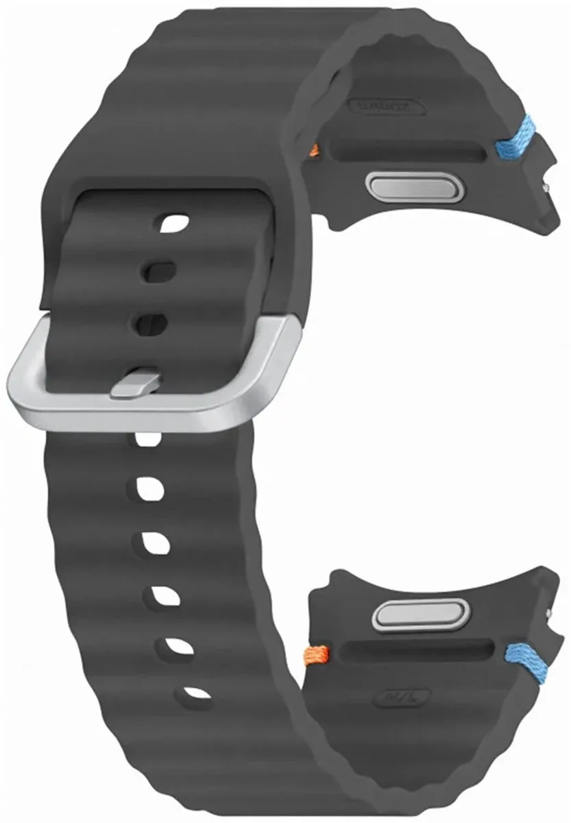 Samsung Galaxy Watch7 Smartwatchbandje - Sport Band - Maat (M/L) - Donkergrijs