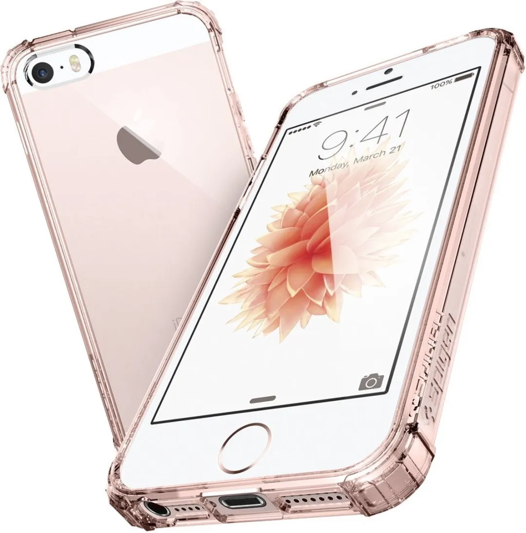 Spigen Neo Hybrid Crystal iPhone 5/5s/SE 2016 - Transparant - Roze - afbeelding 6 van 6