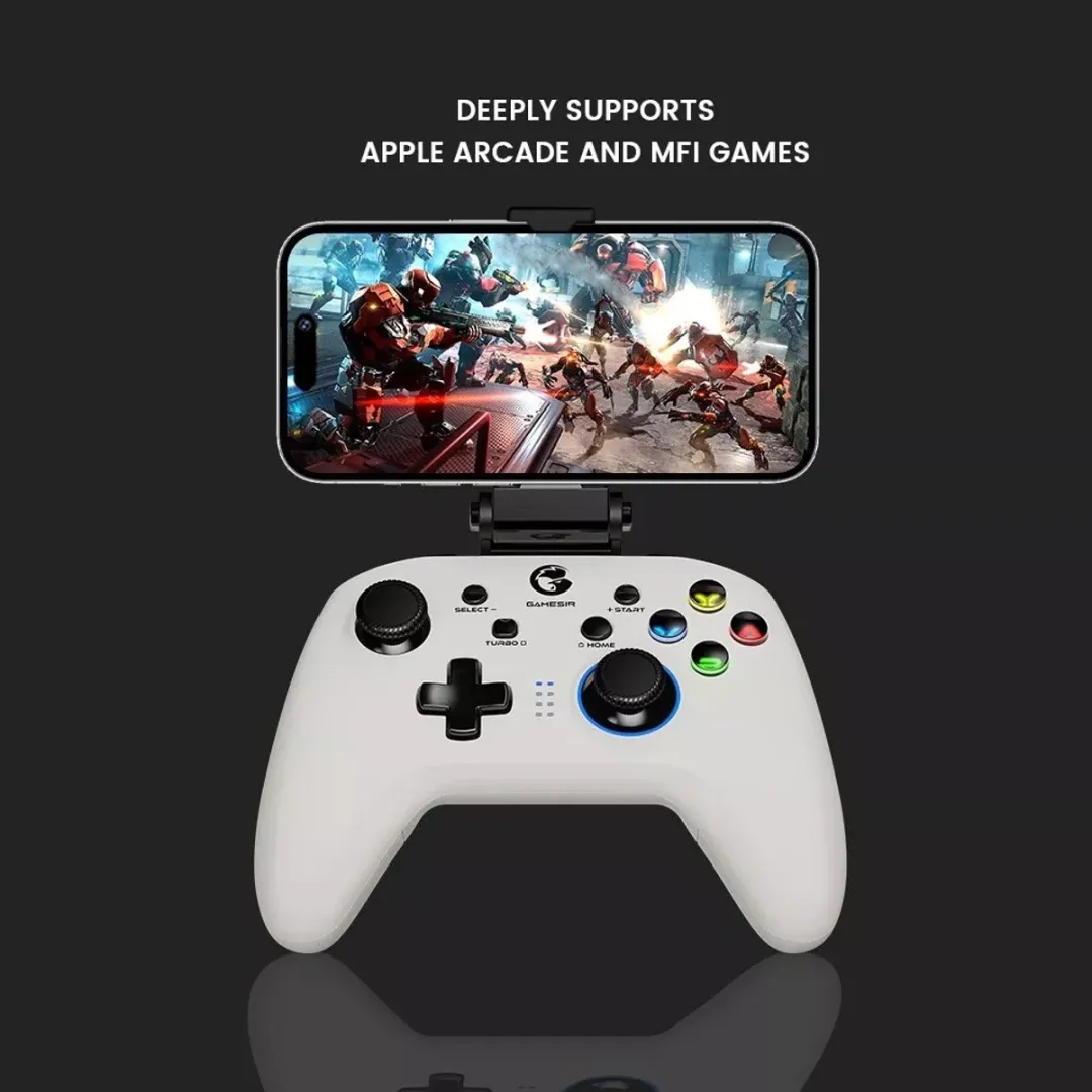 GameSir T4 Pro Draadloze Gamepad - Wit