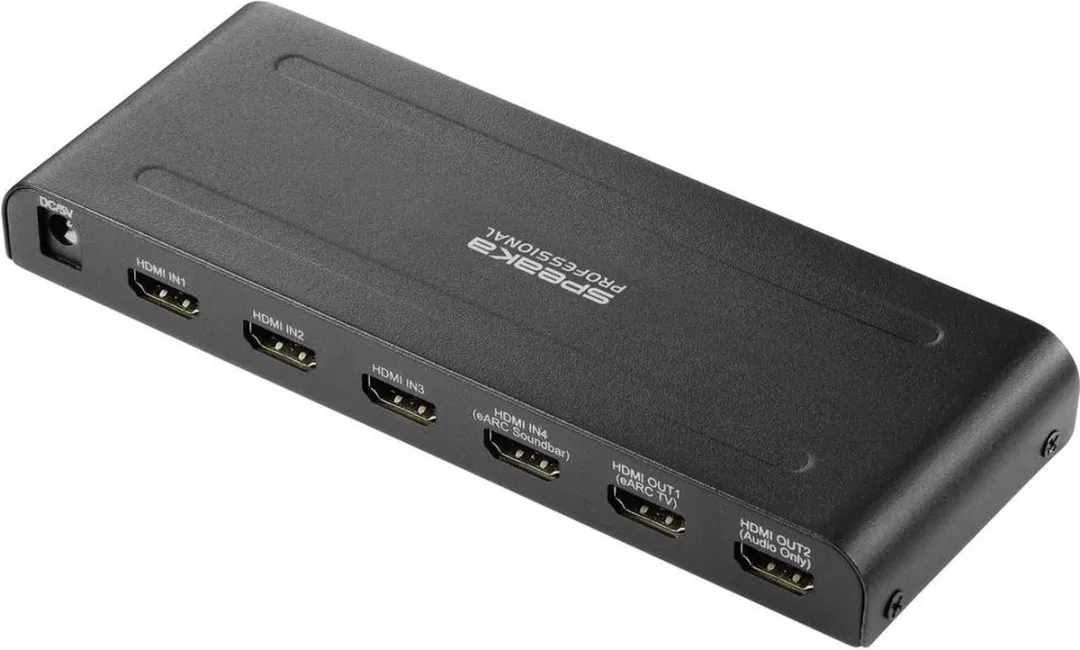 SpeaKa Professional SP-HDA-550 HDMI-switch 4 poorten