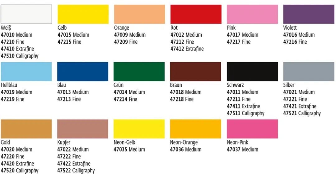 KREUL Glanzende verfmarker medium, goud