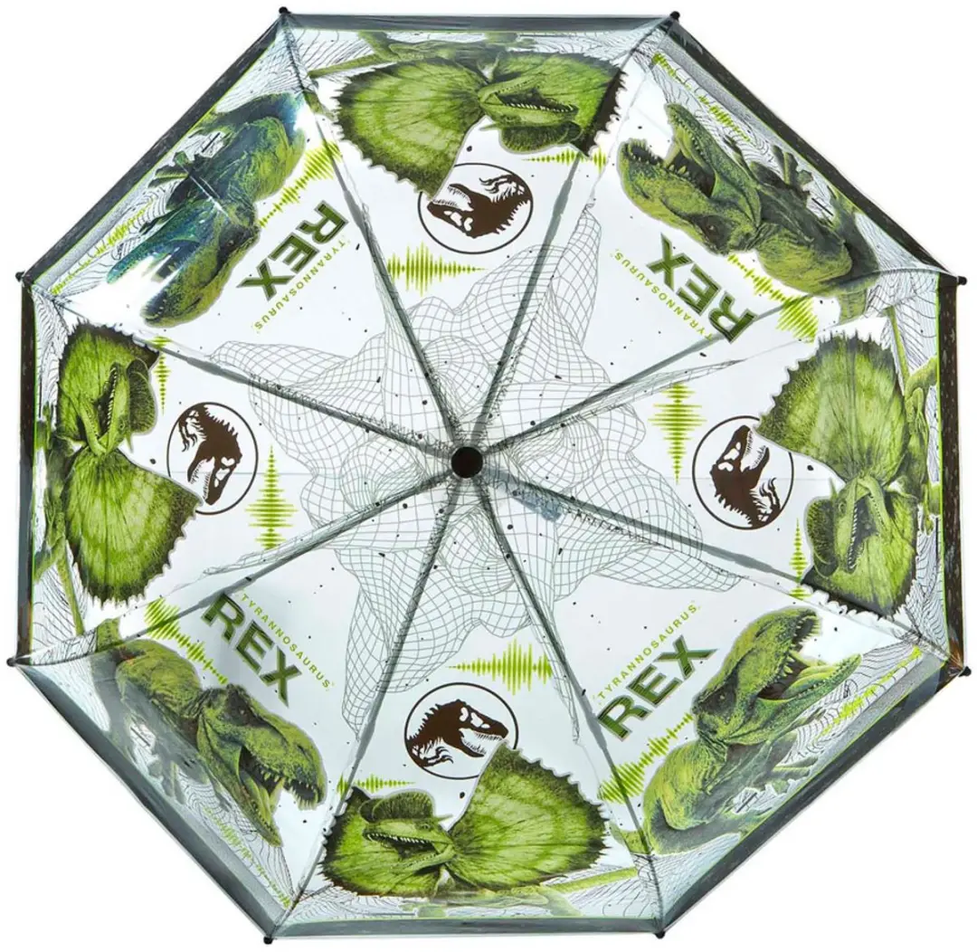 Jurassic World Kinderparaplu 150cm - Groen - afbeelding 2 van 3