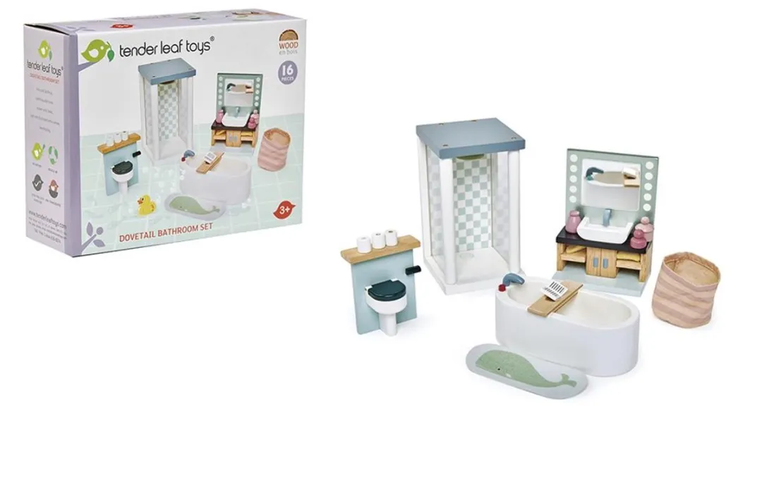 Tender Leaf Toys Meubeltjes Badkamer Poppenhuis