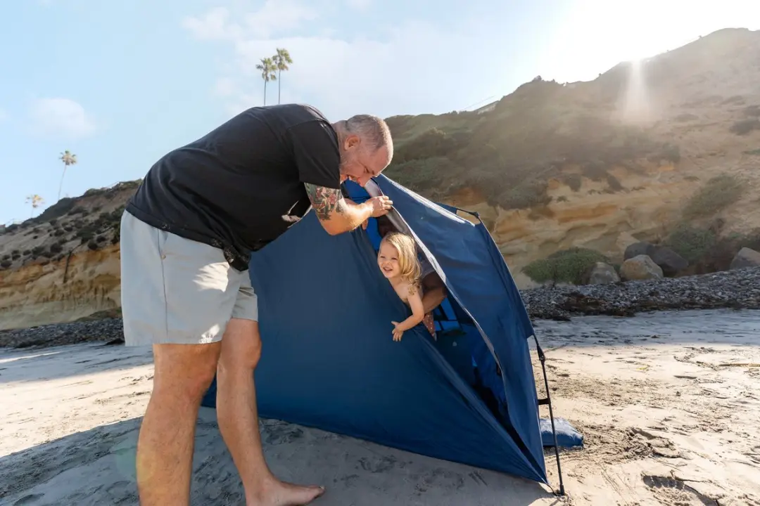 Sport-Brella Suncave Strandtent - Blauw - afbeelding 4 van 6