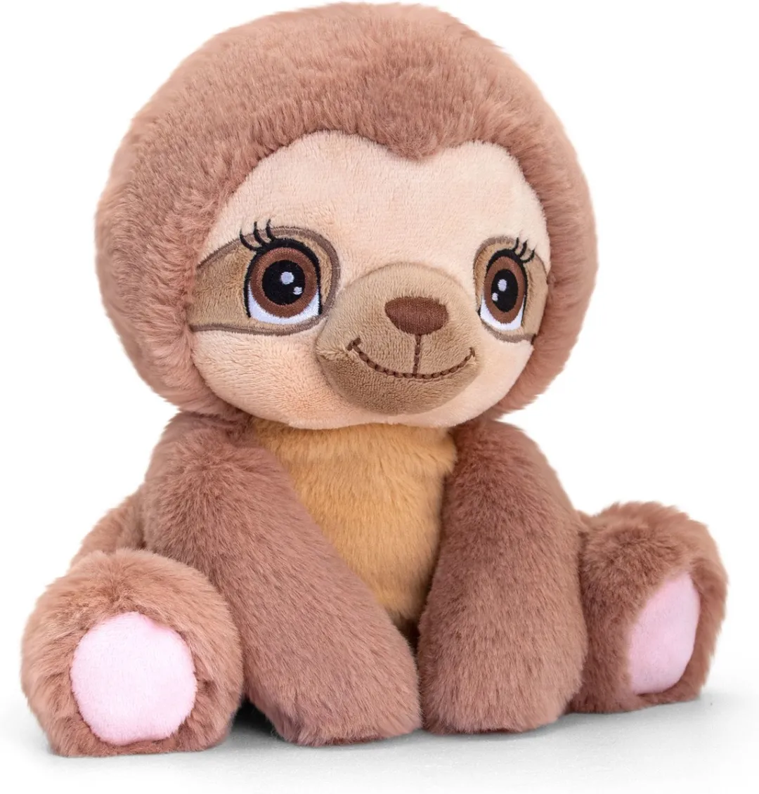 Keel Toys Gefeliciteerd A5 Cadeaukaart - 16cm Luiaard - Multi
