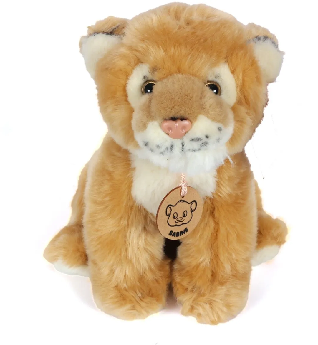 PIA Pluche Leeuwin met Welpje - Beige - 20 cm