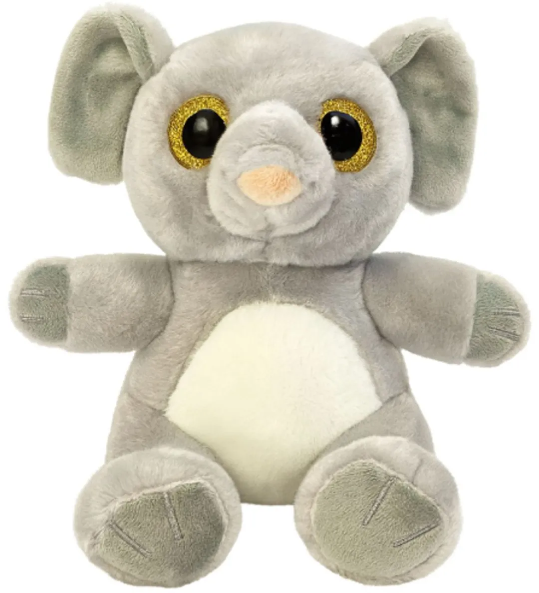 Topknuffels Olifant Glitterogen Pluche Knuffel 25cm