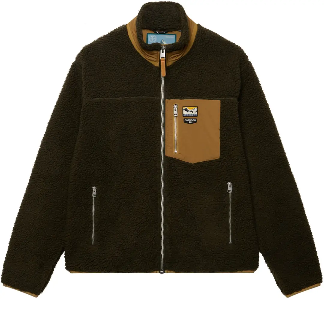 Superdry Mountain Full Zip Fleecejack Heren - afbeelding 6 van 6