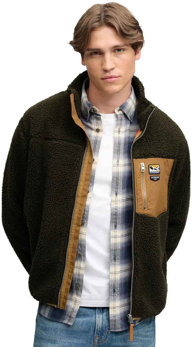 Superdry Mountain Full Zip Fleecejack Heren