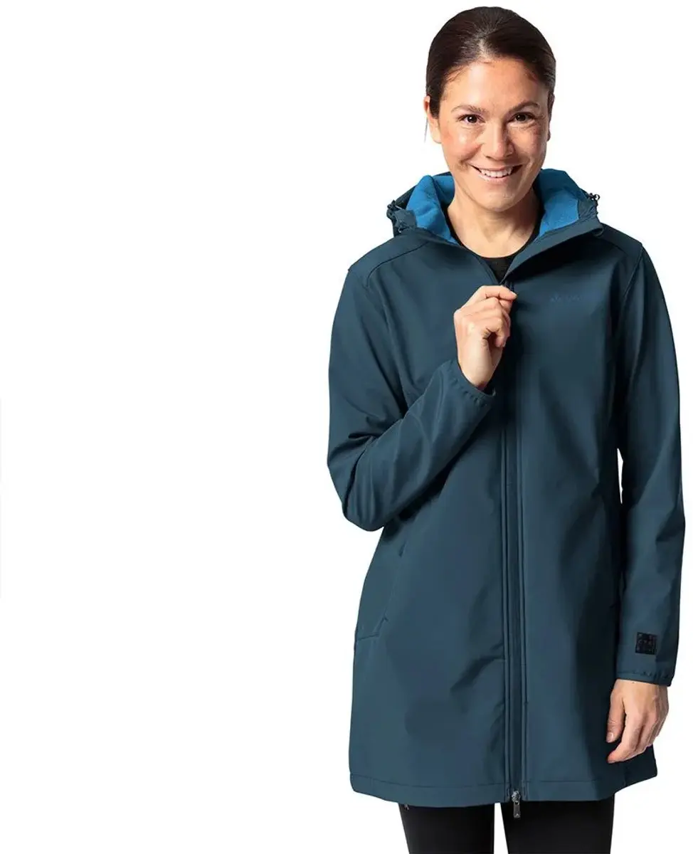 Vaude Moena Softshell Parka Blauw 42 Vrouw