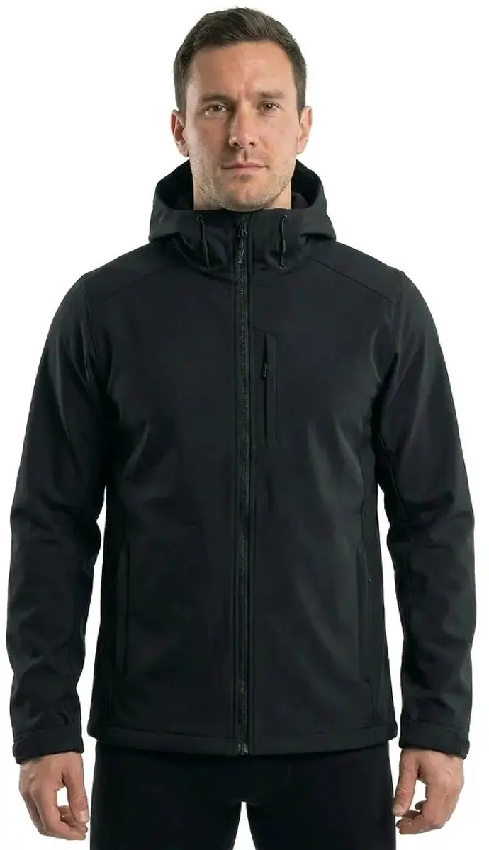 Helly Hansen Paramount Hooded Softshell Jack - Heren - Zwart - Maat S