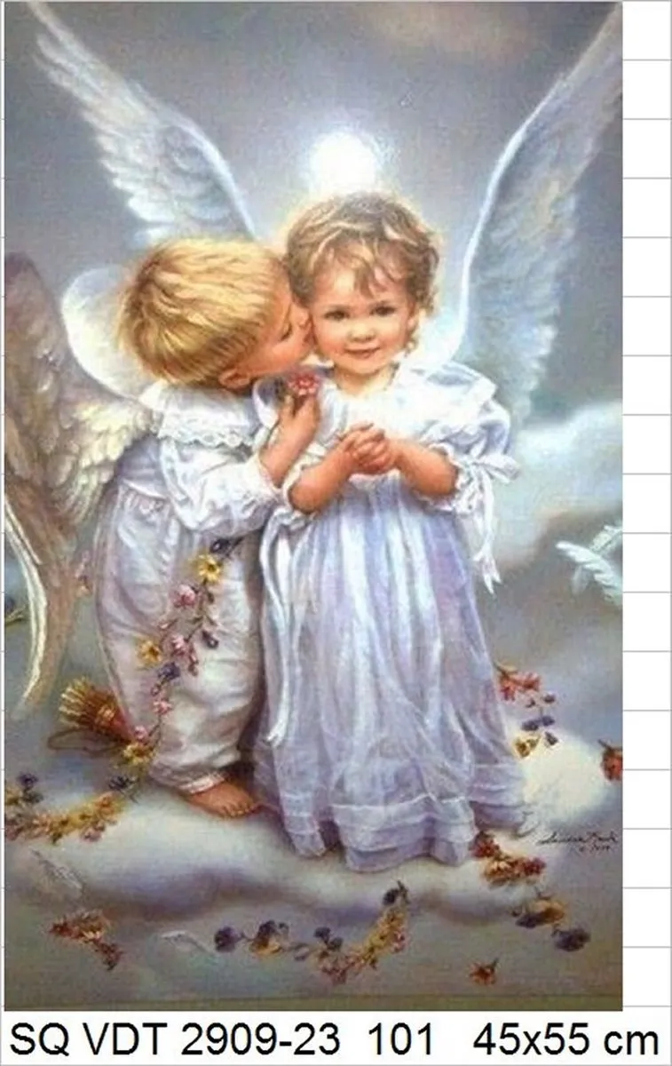 VDTOYS Diamond Painting VDTA101 - Groot 55x45cm - Kleur Angels