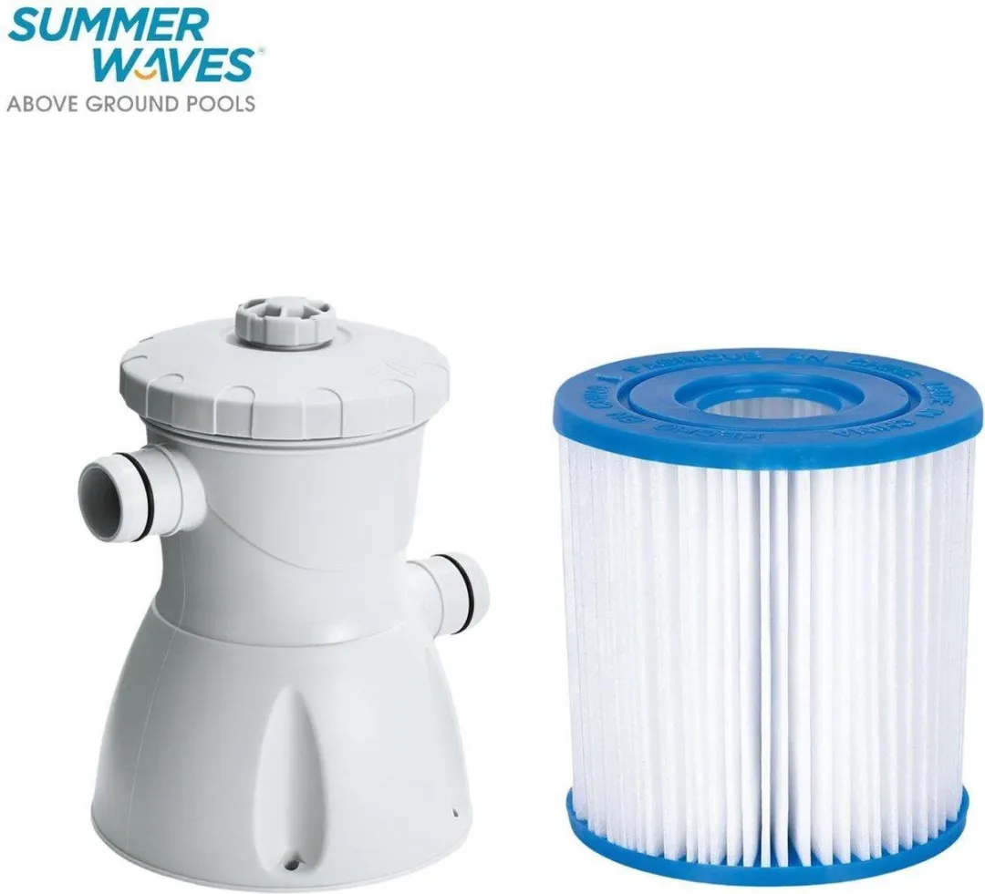 Summer Waves Zwembad Quick Set 366x76cm - Blauw