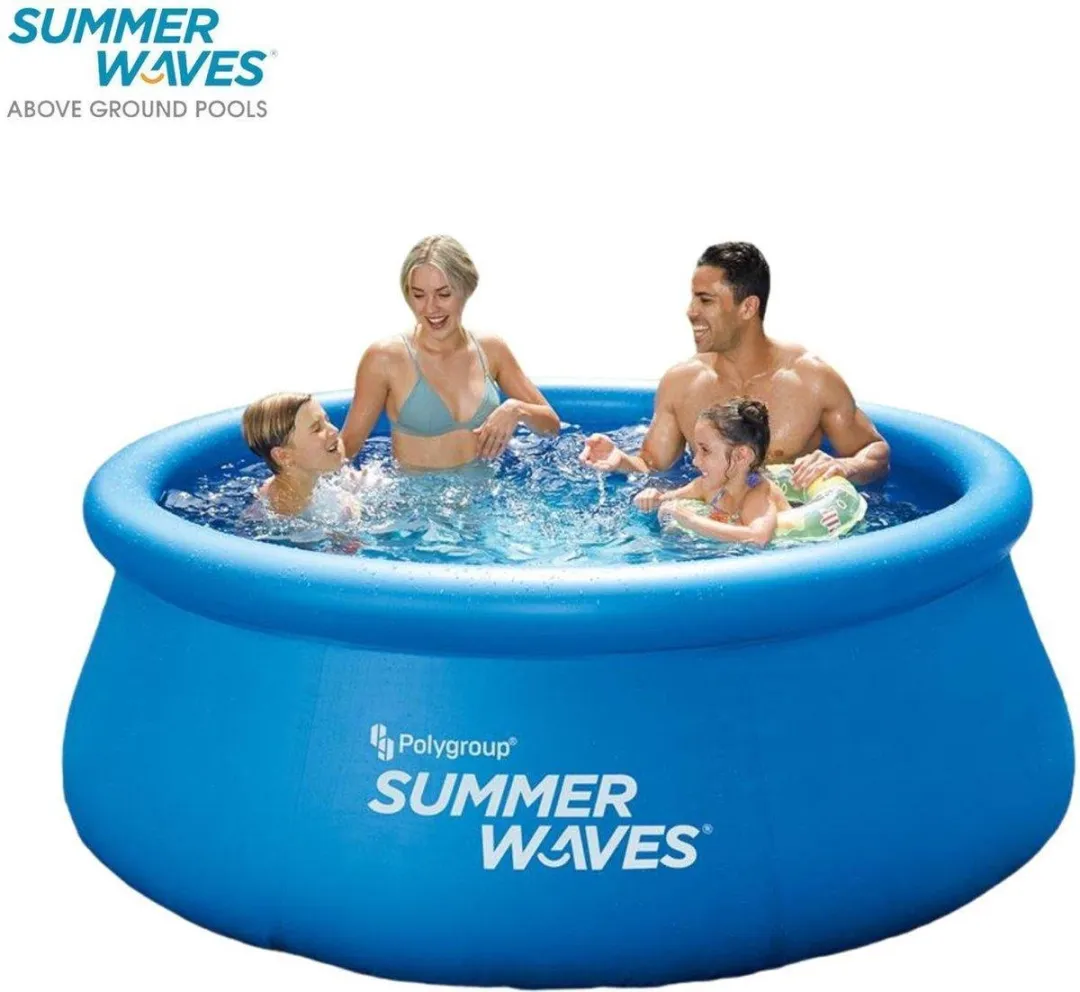 Summer Waves Zwembad Quick Set 366x76cm - Blauw