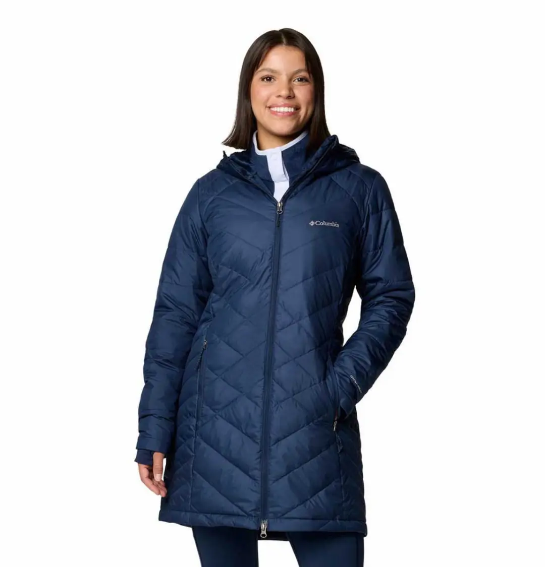 Columbia Heavenly™ Long Jas Blauw S Vrouw