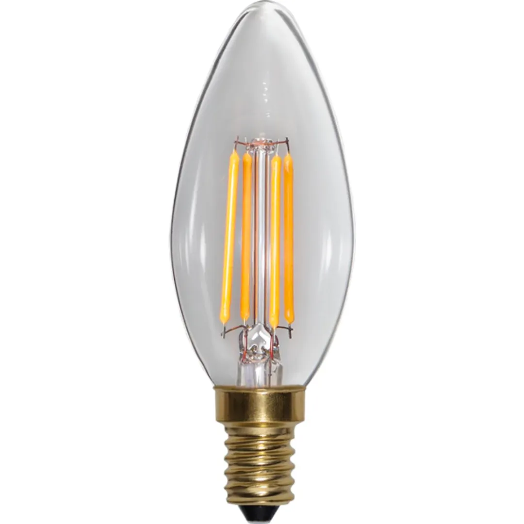 Star Trading Kaarslamp 3-Pack - 4W Super Warm Wit - E14