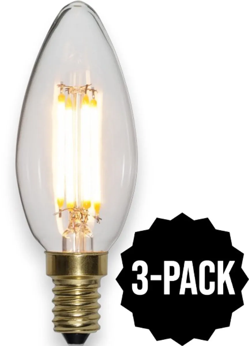 Star Trading Kaarslamp 3-Pack