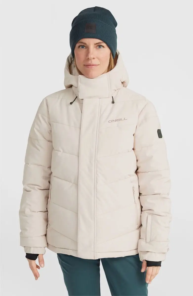 O'Neill Z.E.N. Puffer Hybrid ski jas dames beige