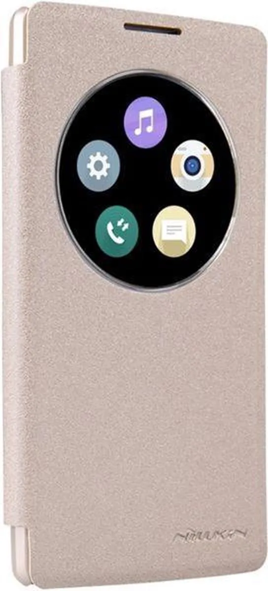 Nillkin Sparkle Series View Window Hoes LG Spirit Goud - H42023988804 - afbeelding 5 van 5