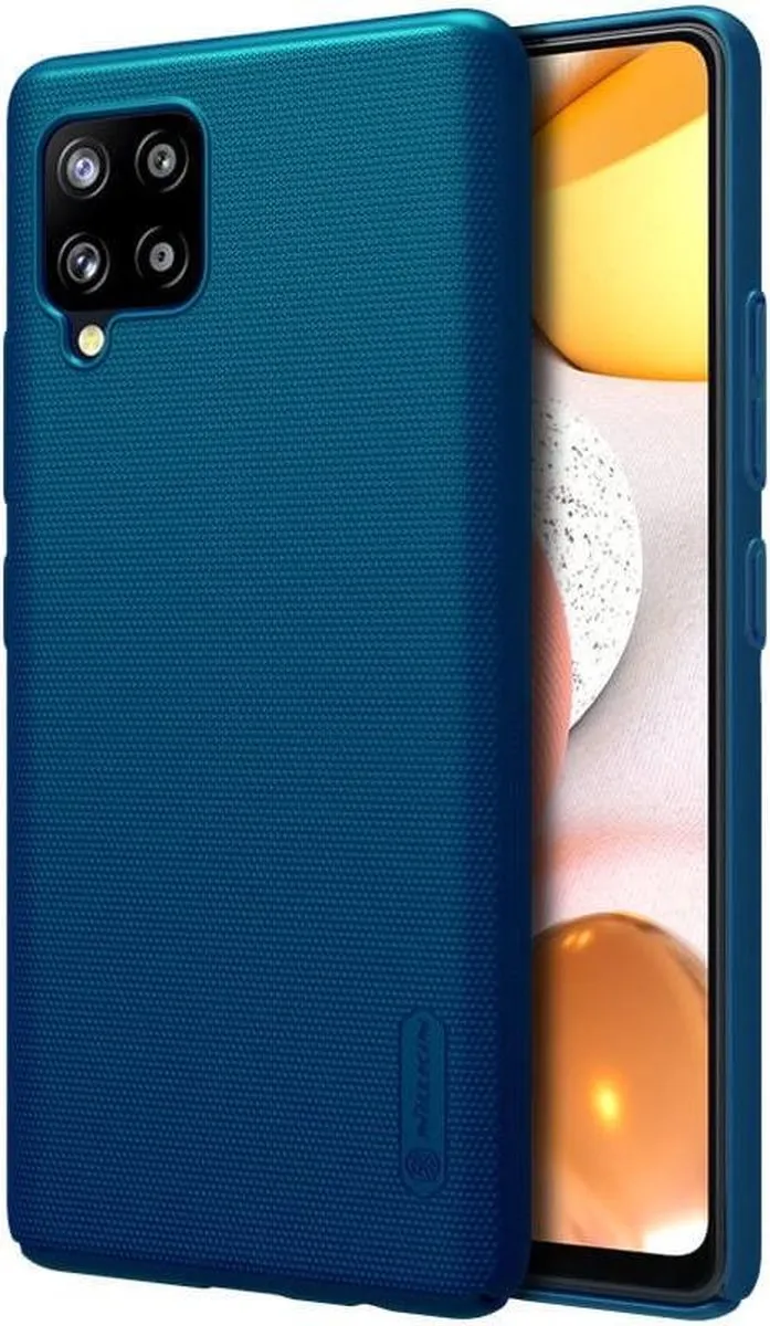 Nillkin Super Frosted Shield Hoesje A426-6 - Samsung Galaxy A42 - Blauw