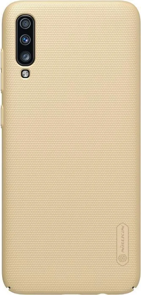 Nillkin Frosted Shield Hoesje Samsung Galaxy A70 - Goud