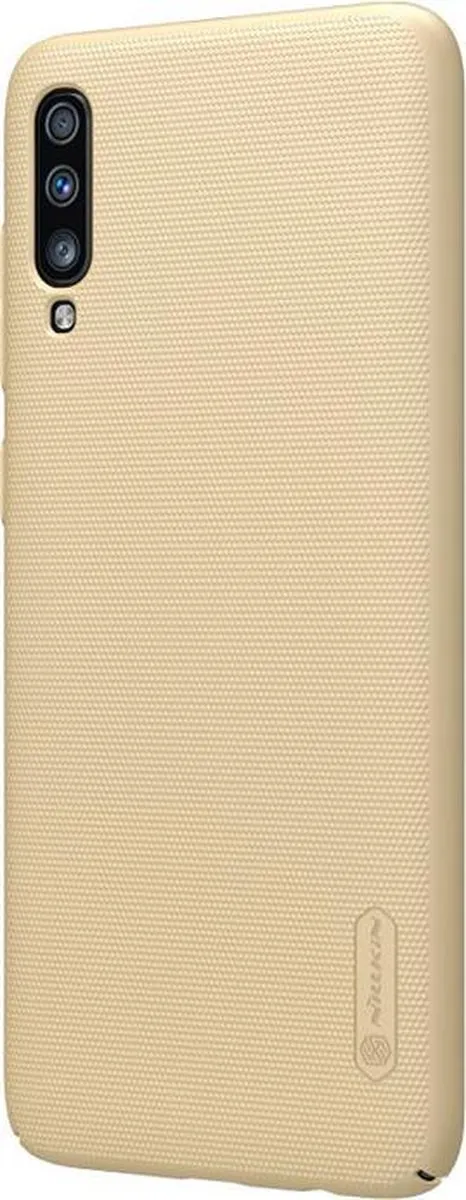Nillkin Frosted Shield Hoesje Samsung Galaxy A70 - Goud
